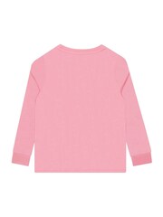 Character Pink The Smurfs Girls Long Sleeve Pyjamas - Image 4 of 12