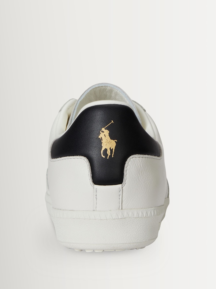 Polo Ralph Lauren White Field Court 200 Trainers - Image 4 of 4