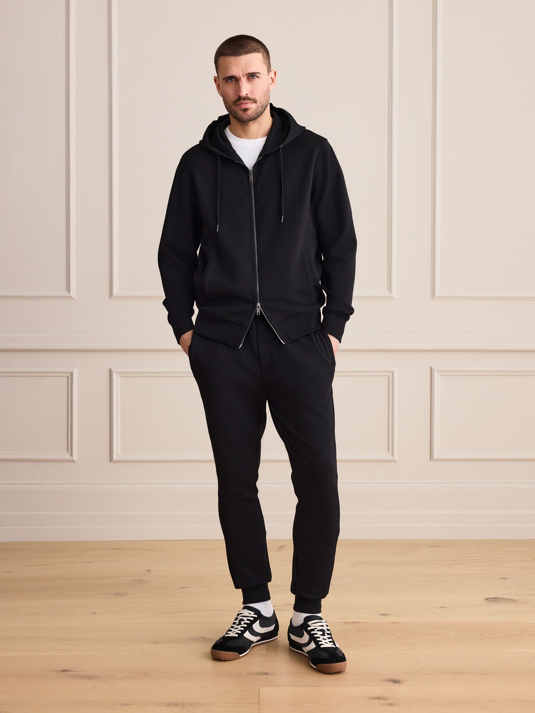 Buy Black Signature Soft Touch Modal Slim Fit Cuffed Joggers from
