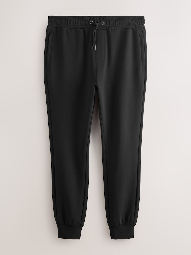 Black Signature Soft Touch Modal Slim Fit Cuffed Joggers - Image 1 of 5
