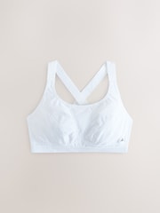 White/Lemon Active Sports High Impact Dry Tech Crop Tops 2 Pack - Image 12 of 14