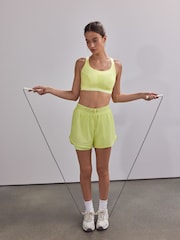 White/Lemon Active Sports High Impact Dry Tech Crop Tops 2 Pack - Image 7 of 14