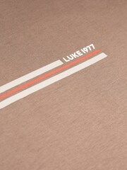 Luke 1977 Block Stripe Brown T-Shirt Hardnut - Image 6 of 7