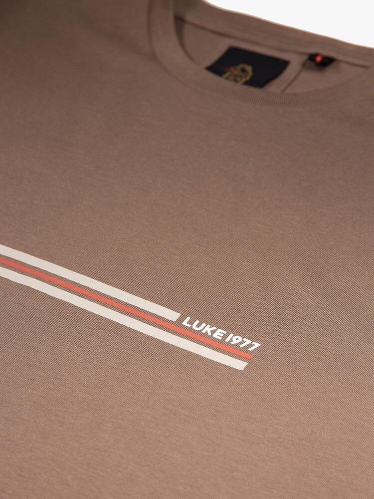 Luke 1977 Block Stripe Brown T-Shirt Hardnut - Image 7 of 7