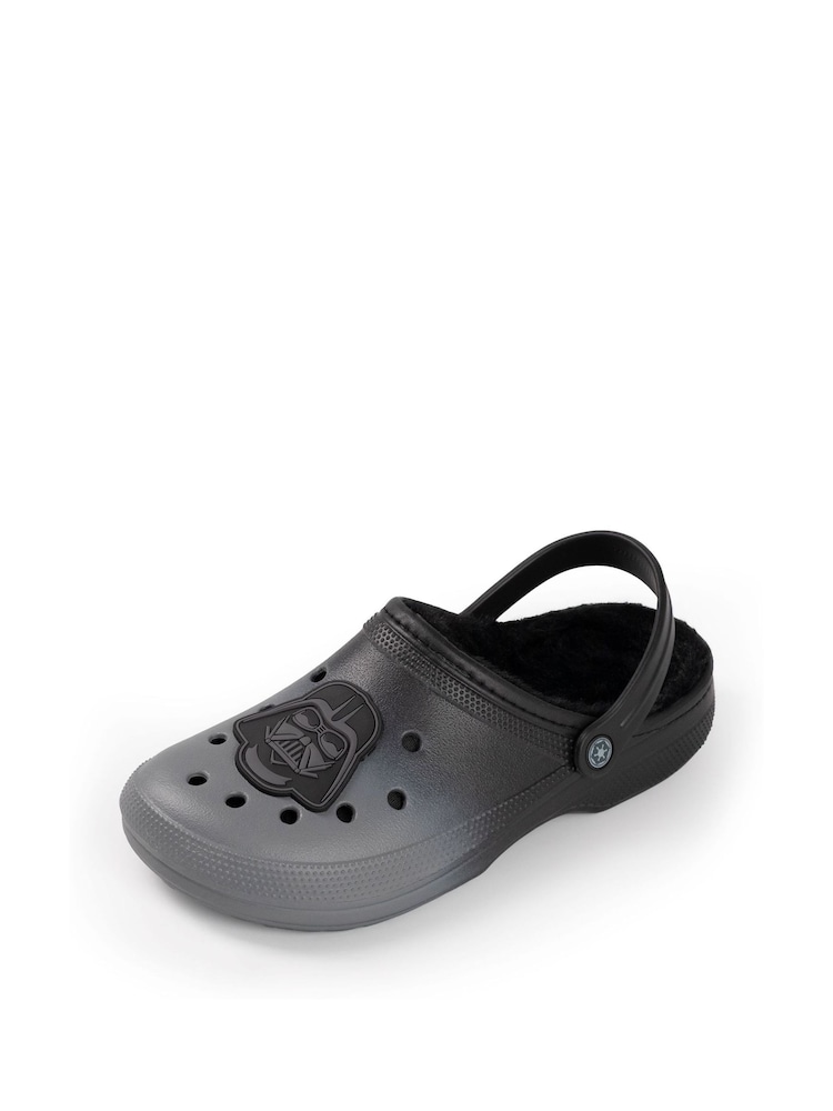 Vanilla Underground Black Star Wars Clogs - Image 2 of 6 Vanilla Underground Black Star Wars Clogs - Image 2 of 6