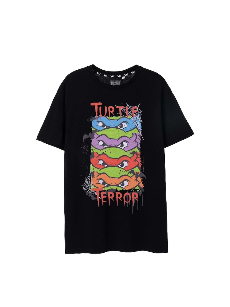 Vanilla Underground Black Teenage Mutant Ninja Turtles Short Sleeved T-Shirt - Image 1 of 7 Vanilla Underground Black Teenage Mutant Ninja Turtles Short Sleeved T-Shirt - Image 1 of 7
