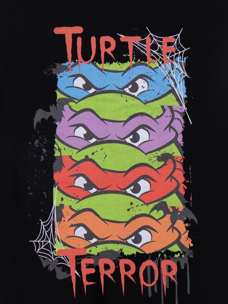 Vanilla Underground Black Teenage Mutant Ninja Turtles Short Sleeved T-Shirt - Image 2 of 7 Vanilla Underground Black Teenage Mutant Ninja Turtles Short Sleeved T-Shirt - Image 2 of 7