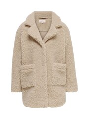 ONLY KIDS Teddy Brown Coat - Image 2 of 5