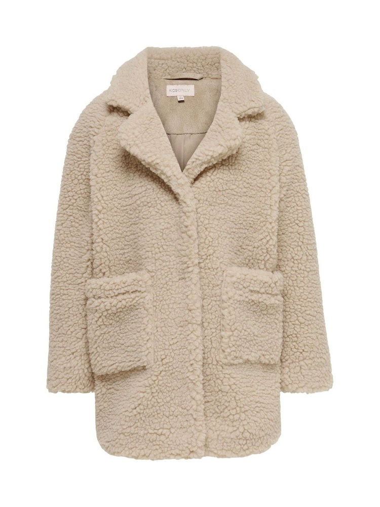 ONLY KIDS Teddy Brown Coat - Image 2 of 5