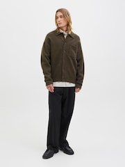 JACK & JONES Brown Long Sleeve Knitted Button Cardigan - Image 1 of 5