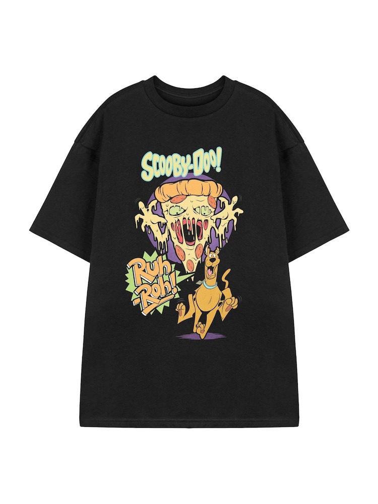 Vanilla Underground Black Scooby Doo Short Sleeved T-Shirt - Image 1 of 8 Vanilla Underground Black Scooby Doo Short Sleeved T-Shirt - Image 1 of 8