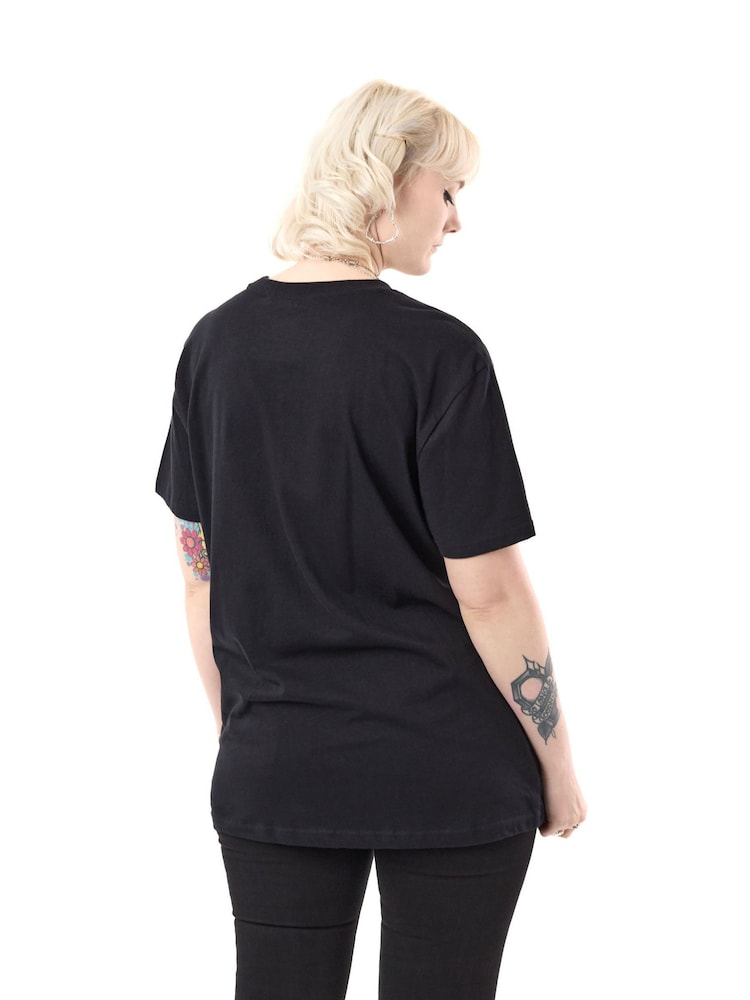 Vanilla Underground Black Hot Stuff Short Sleeved T-Shirt - Image 8 of 8 Vanilla Underground Black Hot Stuff Short Sleeved T-Shirt - Image 8 of 8