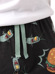 Vanilla Underground Black SpongeBob SquarePants Plankton Lounge Joggers - Image 4 of 6