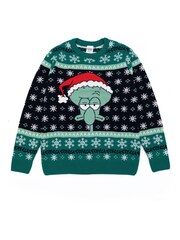 Vanilla Underground Green SpongeBob Square Joggers Christmas Jumper - Image 1 of 9