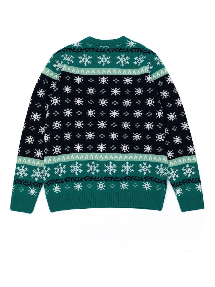 Vanilla Underground Green SpongeBob Square Joggers Christmas Jumper - Image 2 of 9