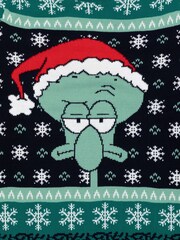 Vanilla Underground Green SpongeBob Square Joggers Christmas Jumper - Image 3 of 9