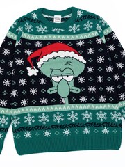 Vanilla Underground Green SpongeBob Square Joggers Christmas Jumper - Image 6 of 9