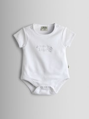 JoJo Maman Bébé White Born in 2026 Body - Image 1 of 3