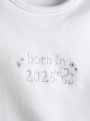 JoJo Maman Bébé White Born in 2026 Body - Image 3 of 3