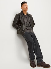 JACK & JONES Black Eddie Loose Fit Jeans - Image 3 of 5