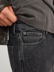 JACK & JONES Black Eddie Loose Fit Jeans - Image 5 of 5