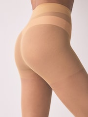 プラリネ - マット 15 デニールタイツ 3 足組 - 画像 2 / 2