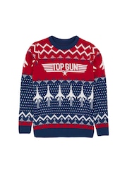 Vanilla Underground Blue Top Gun Jumper - Image 1 of 5