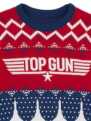 Vanilla Underground Blue Top Gun Jumper - Image 4 of 5