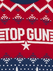 Vanilla Underground Blue Top Gun Jumper - Image 5 of 5