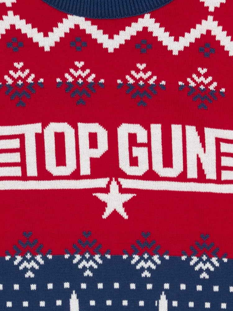 Vanilla Underground Blue Top Gun Jumper - Image 5 of 5