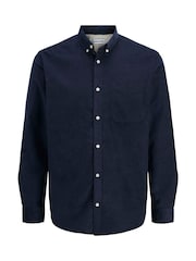 JACK & JONES Blue Cord Shirt - Image 6 of 6