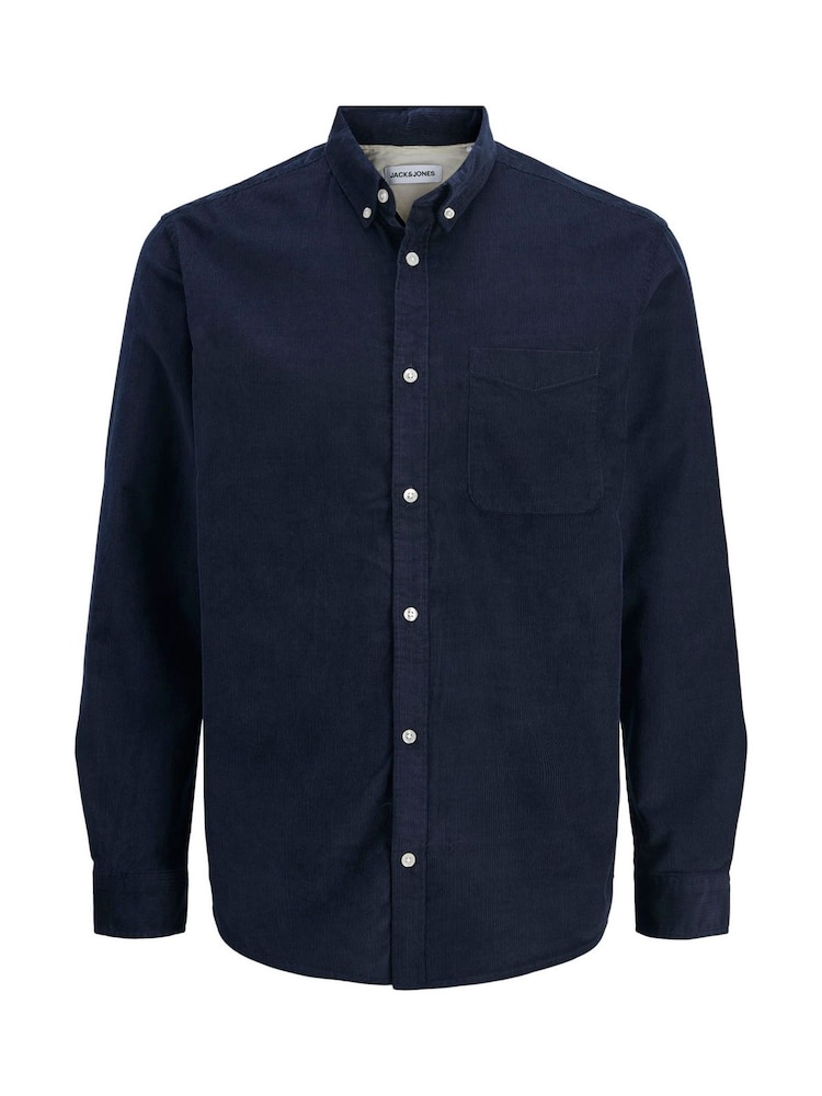 JACK & JONES Blue Cord Shirt - Image 6 of 6 JACK & JONES Blue Cord Shirt - Image 6 of 6