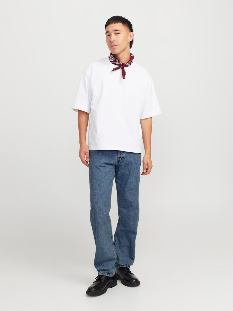 JACK & JONES Blue Chris Relaxed Fit Jeans - Image 1 of 5
