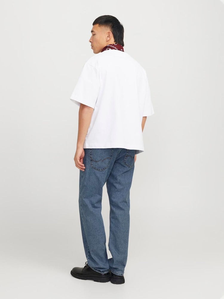 JACK & JONES Blue Chris Relaxed Fit Jeans - Image 2 of 5