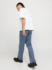 JACK & JONES Blue Chris Relaxed Fit Jeans - Image 3 of 5