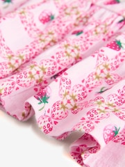 وردي ـ طبعة فراولة - طقم بلوزة وبنطلون من Cath Kidston (3شهور-8سنوات) - Image 4 of 6