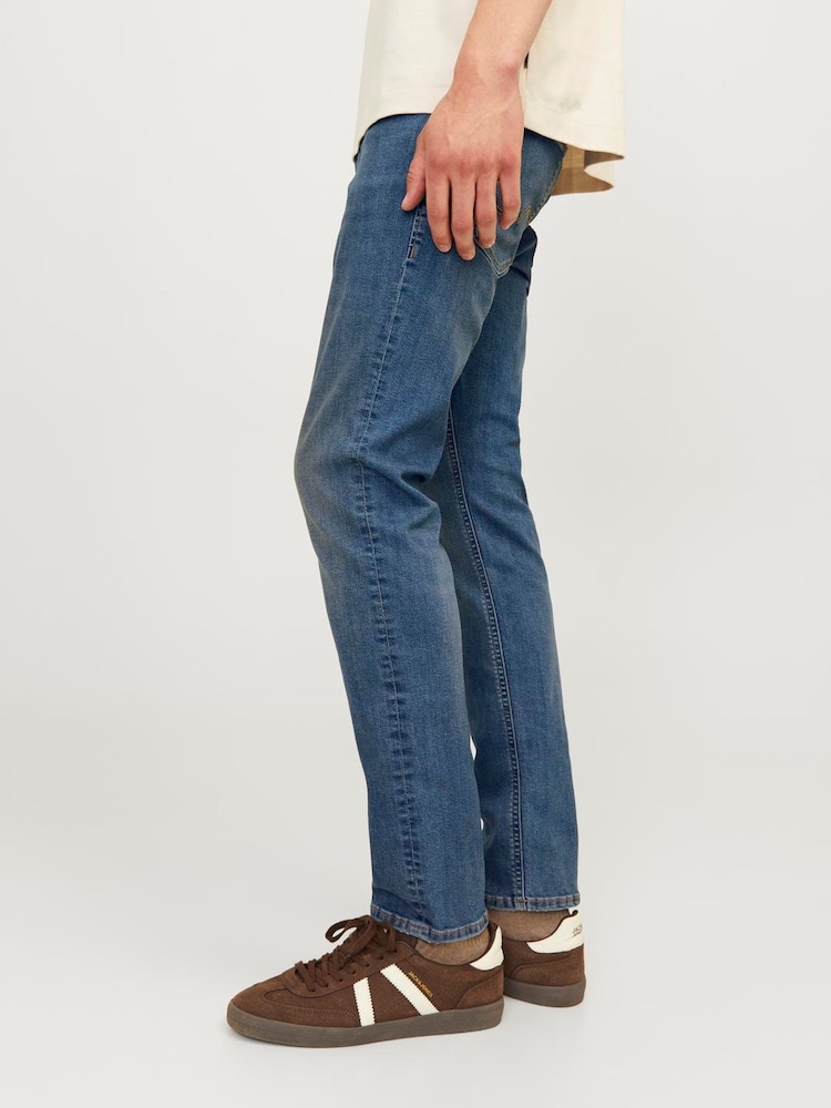 JACK & JONES Blue Glenn Slim Fit Jeans - Image 2 of 5 JACK & JONES Blue Glenn Slim Fit Jeans - Image 2 of 5