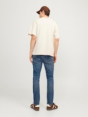 JACK & JONES Blue Glenn Slim Fit Jeans - Image 3 of 5
