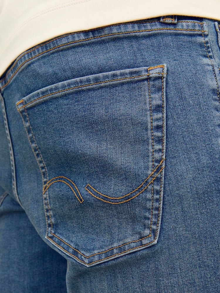 JACK & JONES Blue Glenn Slim Fit Jeans - Image 5 of 5 JACK & JONES Blue Glenn Slim Fit Jeans - Image 5 of 5