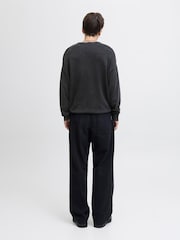 JACK & JONES Black Washed Sweatshirt - Image 2 of 5