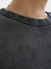 JACK & JONES Black Washed Sweatshirt - Image 4 of 5