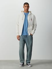 Ecru White Pepsi Graphic Zip Through Hoodie - Image 2 of 9