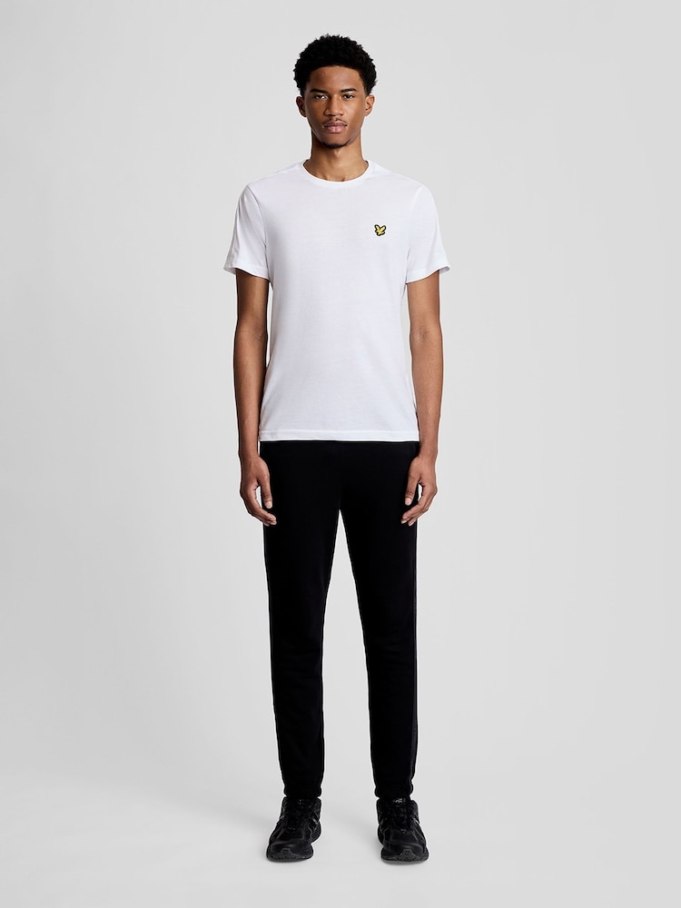 Lyle & Scott White Embossed Tape T-Shirt - Image 2 of 6