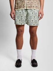 Lyle & Scott Green Botanical Swimshort - Image 2 of 6