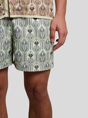 Lyle & Scott Green Botanical Swimshort - Image 3 of 6