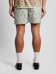 Lyle & Scott Green Botanical Swimshort - Image 4 of 6