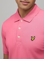 Lyle & Scott Bright Pink Classic Polo Shirt - Image 3 of 4