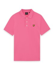 Lyle & Scott Bright Pink Classic Polo Shirt - Image 4 of 4