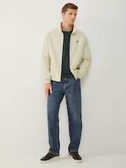 Lyle & Scott Cream Cotton Harrington Jacket - Image 1 of 5