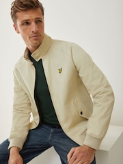 Lyle & Scott Cream Cotton Harrington Jacket - Image 3 of 5